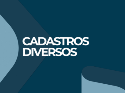 CADASTROS DIVERSOS
